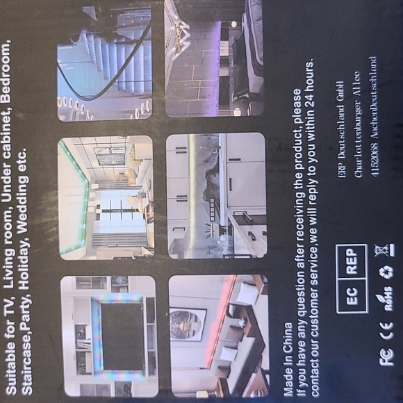 Patioption Remote Control 4 Pack LED Strips Lights 65.6 ft. - Picture 5 of 8